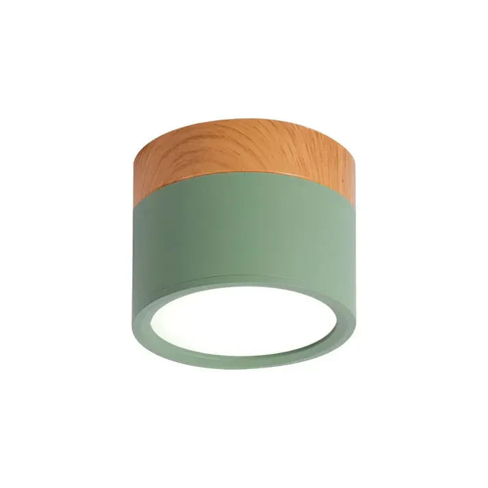 Aluminium Zylinder LED-Deckenlampe – Kompakt & Modern