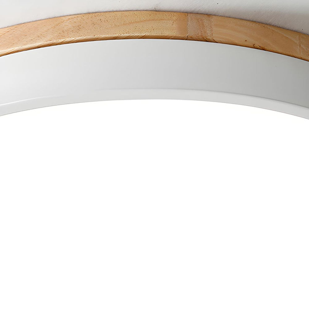 Einbauleuchte mit LED – Moderne Deckenlampe aus Holz
