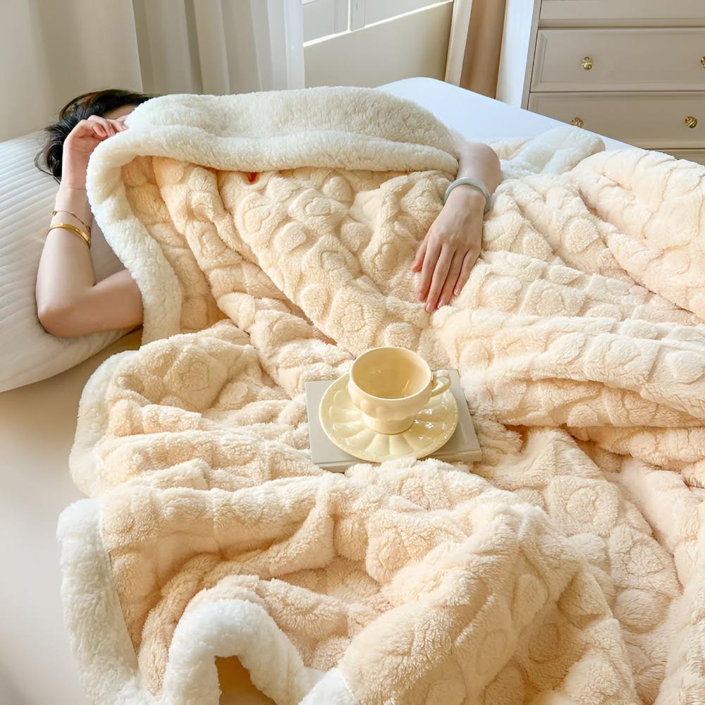 Sherpa-Fleece-Decke Cloud Warmth