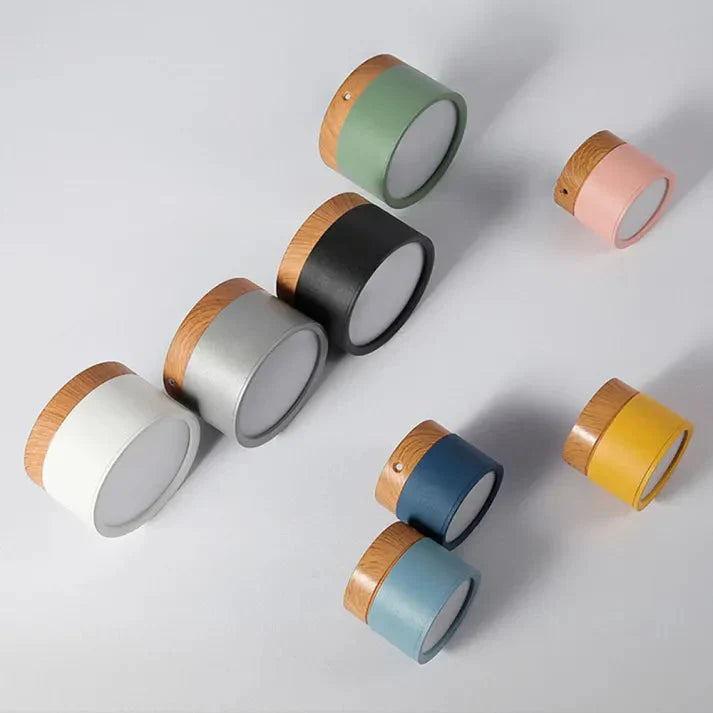 Aluminium Zylinder LED-Deckenlampe – Kompakt & Modern