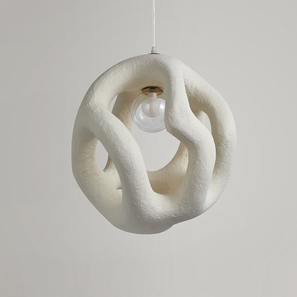 Wabi Sabi Resin LED Pendelleuchte | Japanische Stil Hängeleuchte