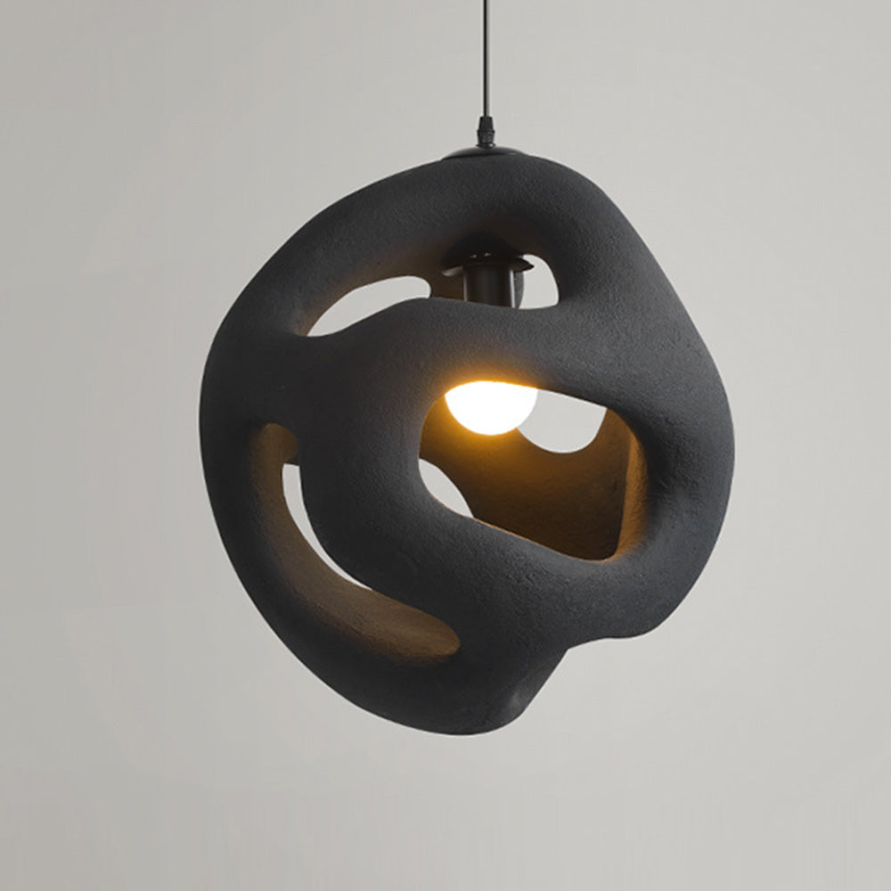Wabi Sabi Resin LED Pendelleuchte | Japanische Stil Hängeleuchte