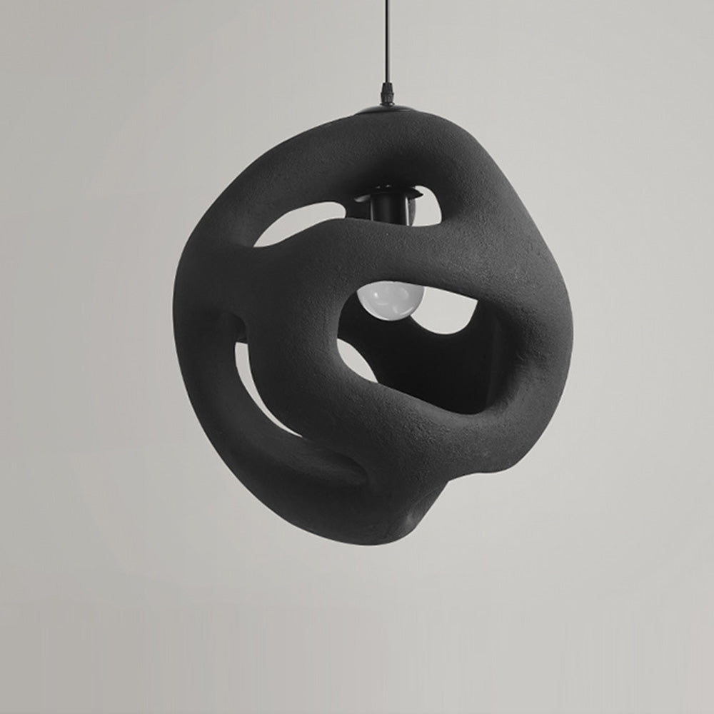 Wabi Sabi Resin LED Pendelleuchte | Japanische Stil Hängeleuchte