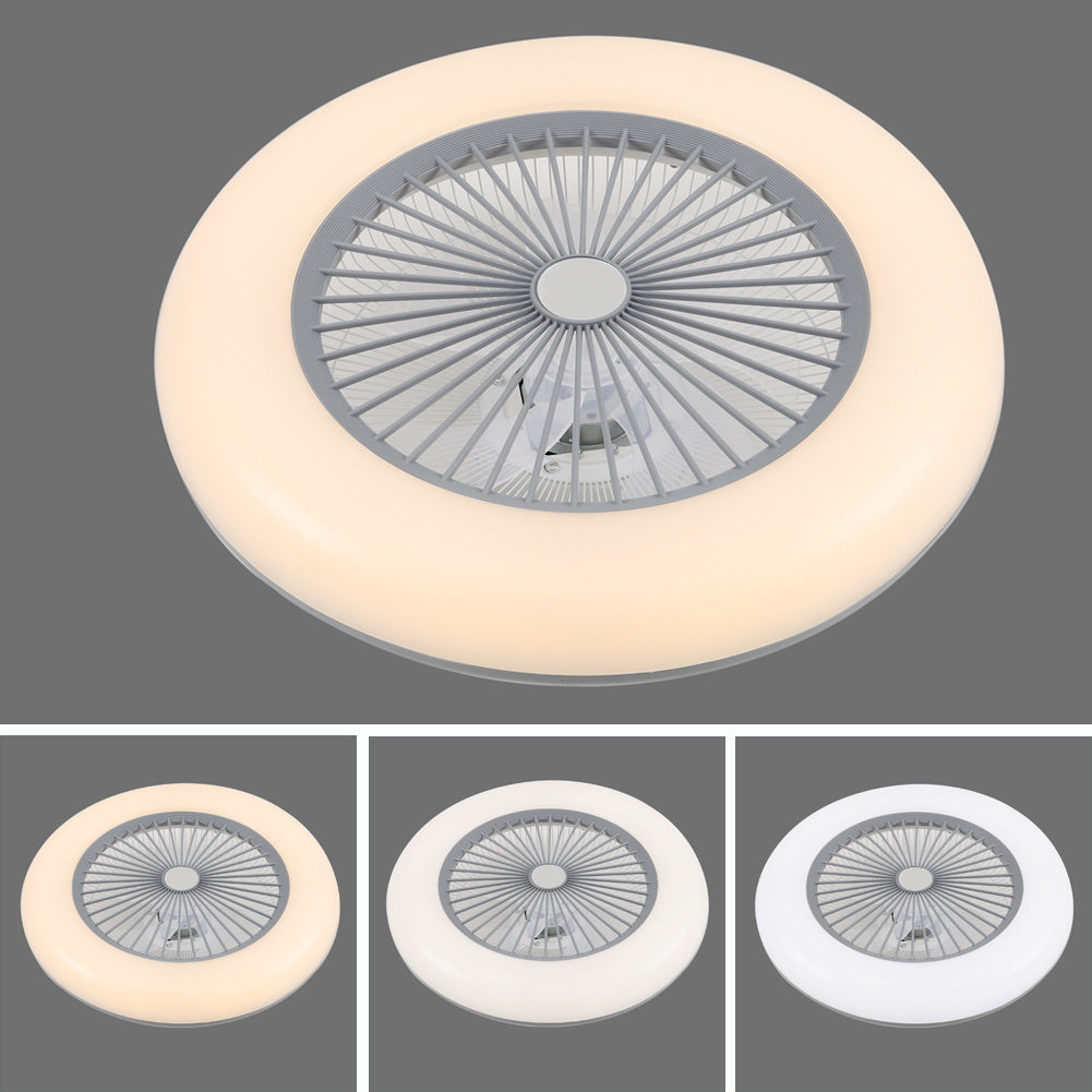 Effizienter Deckenventilator Ø 55 cm mit Fernbedienung und 3-Farb-LED-Beleuchtung