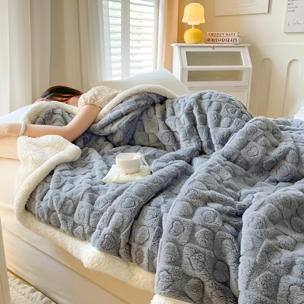 Sherpa-Fleece-Decke Cloud Warmth – Flauschig & Wärmend wie eine Wolke