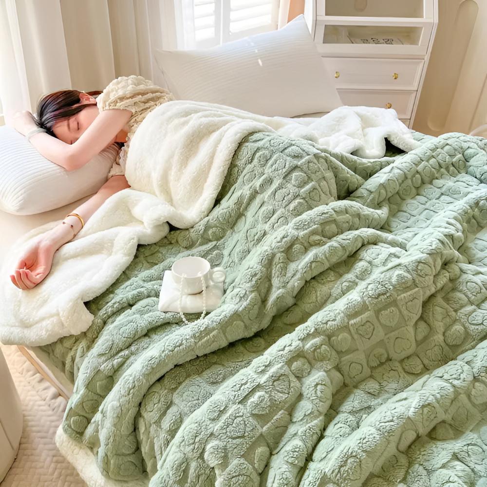 Sherpa-Fleece-Decke Cloud Warmth