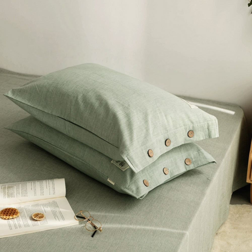 2er-Set Kissenbezüge aus Baumwolle – für Schlafzimmer