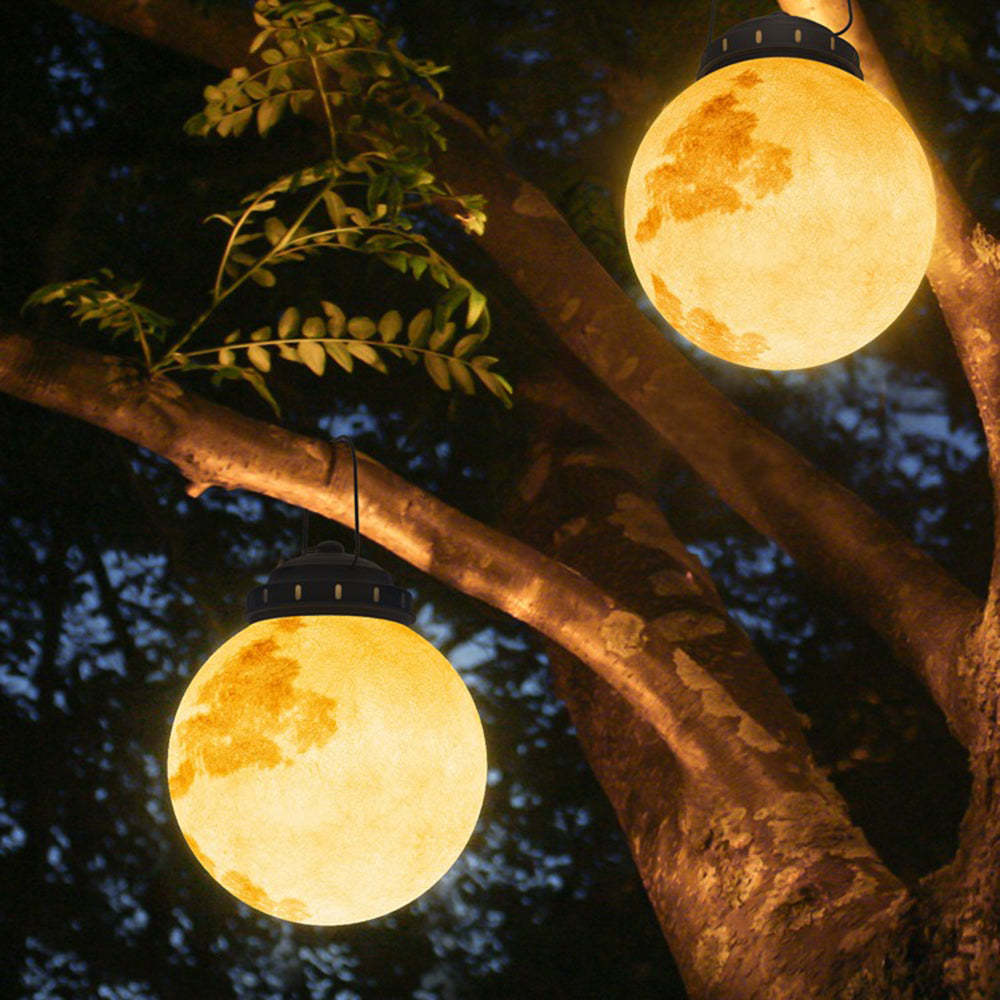Outdoor-Pendelleuchte mit LED im Modernen Golden Moon-Design
