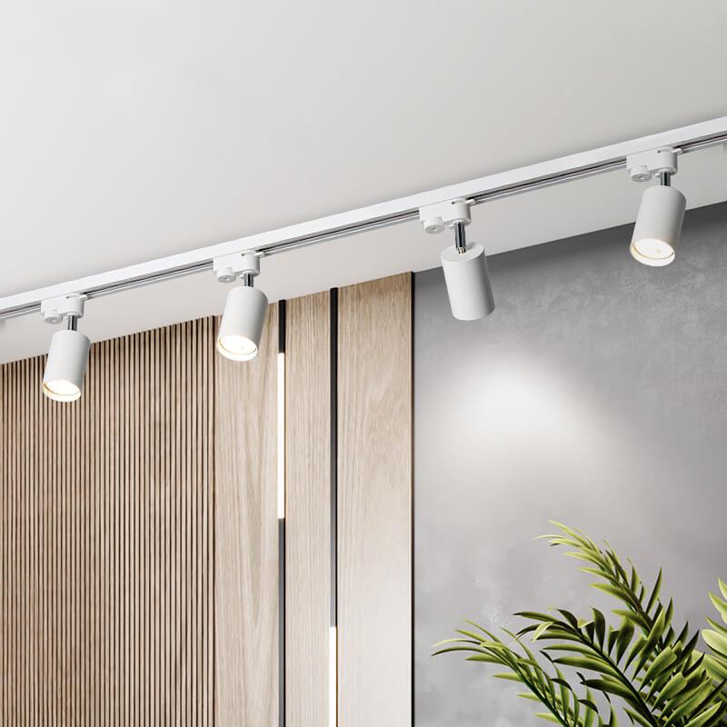 Decken-Schienenstrahler aus Schwarzem Metall – Zeitgemäßes Design