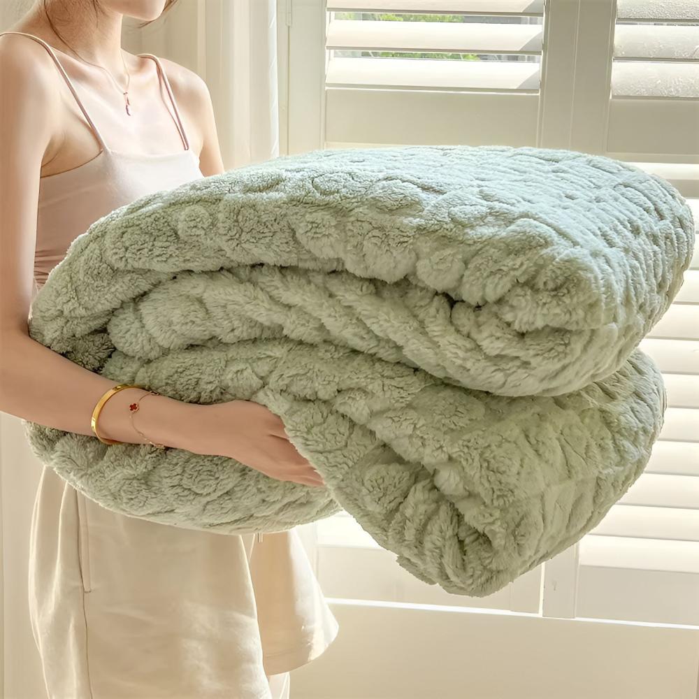 Sherpa-Fleece-Decke Cloud Warmth