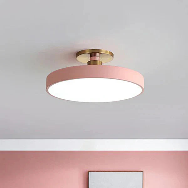 Rund LED-Acryl-Deckenleuchte – Skandinavischer Flush Mount