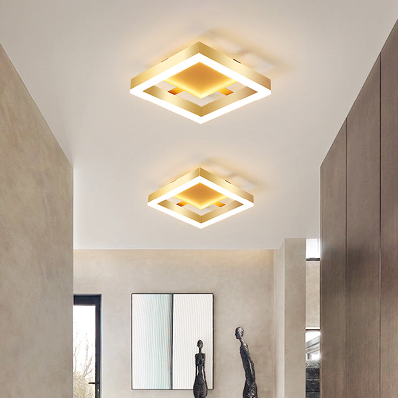 Goldene LED-Einbauleuchten – Contemporary Deckenlampen