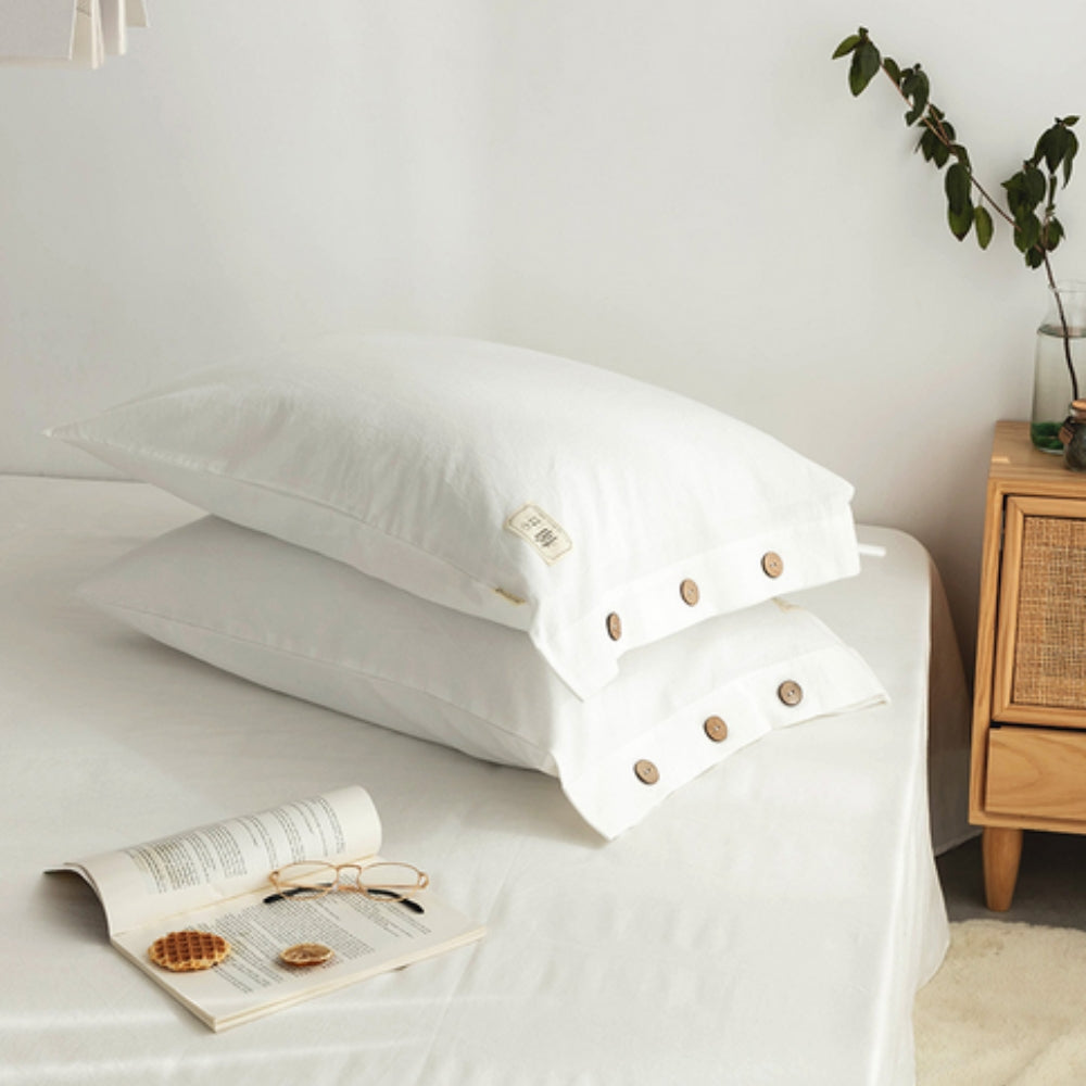 2er-Set Kissenbezüge aus Baumwolle – für Schlafzimmer