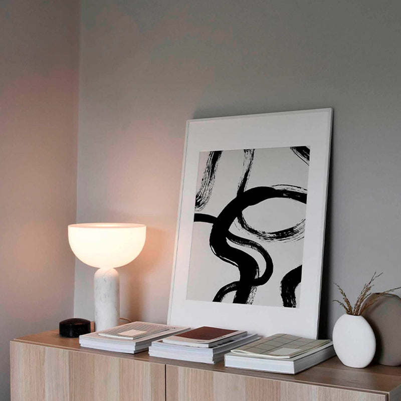 Stilvolle Marmor Tischlampe