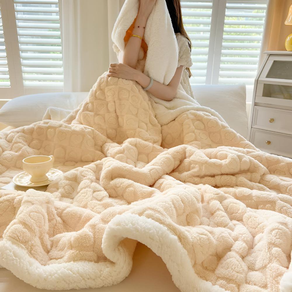Sherpa-Fleece-Decke Cloud Warmth