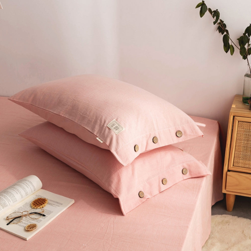 Kissenbezüge Baumwolle – Doppelpack, ideal für Schlafzimmer & Sofa
