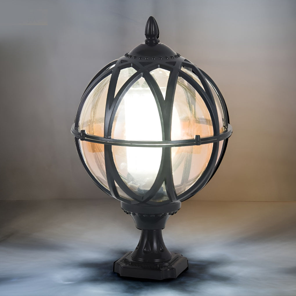 Vintage-Wandleuchte Mit Laternen-Glas für Den Außenbereich