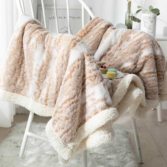 Velvet Sherpa Decke mit Seraphina-Muster