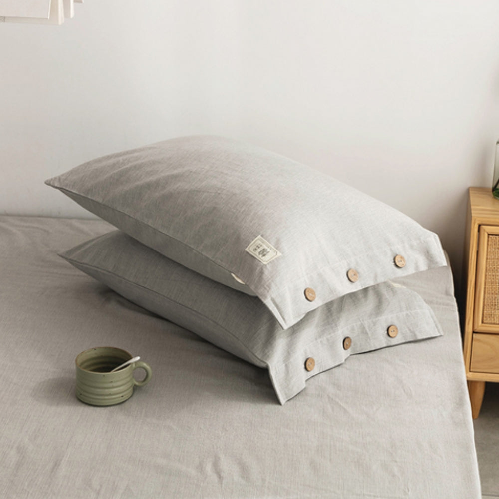 2er-Set Kissenbezüge aus Baumwolle – für Schlafzimmer