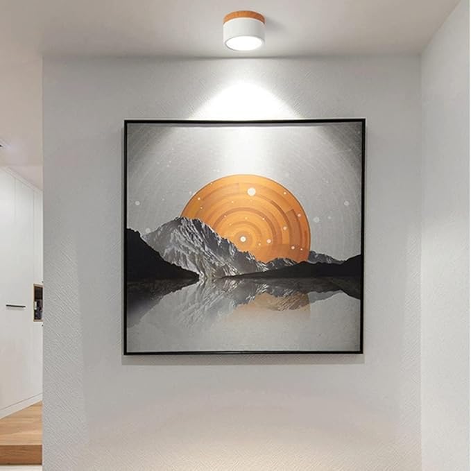 Aluminium Zylinder LED-Deckenlampe – Kompakt & Modern