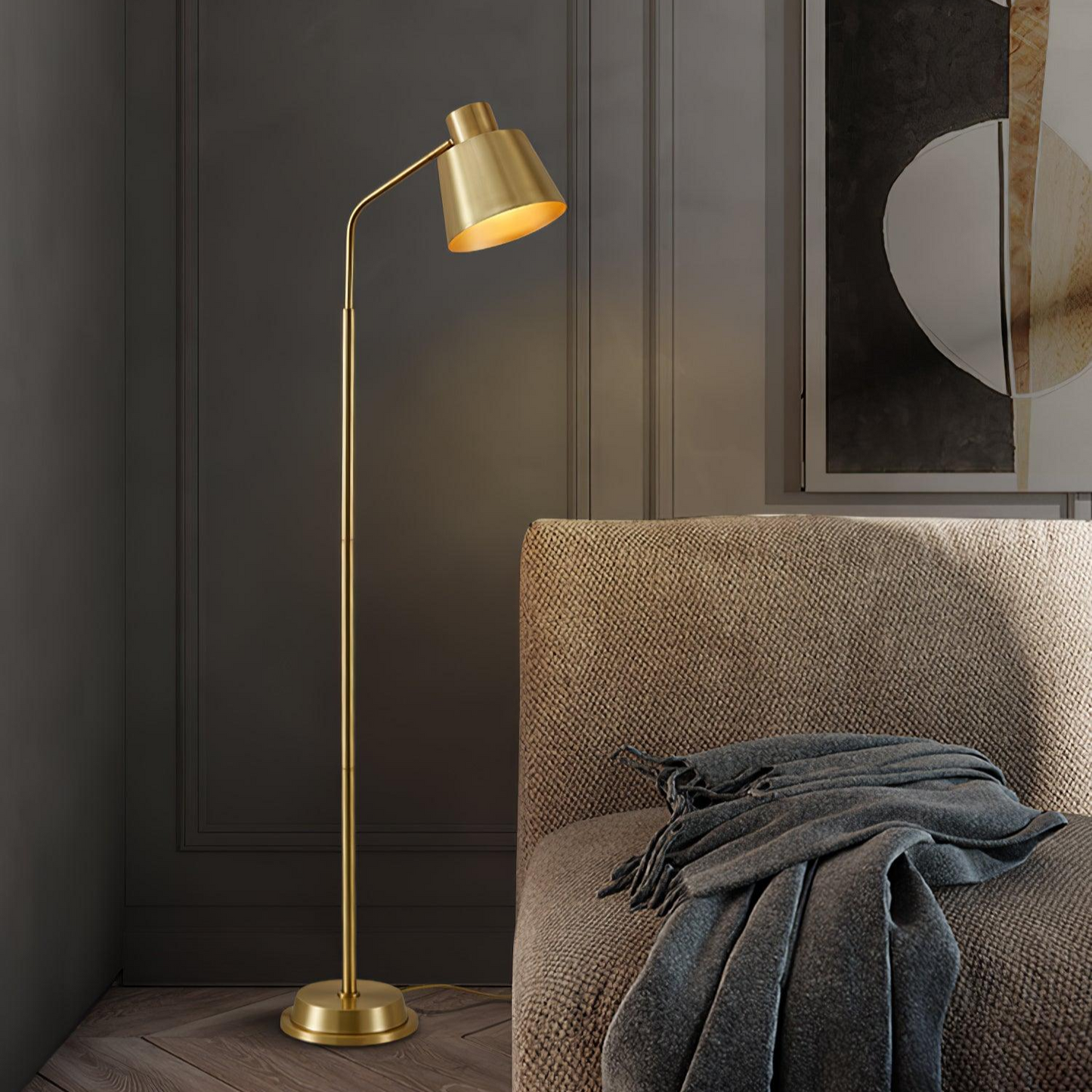 Zeitlose Standlampe im Skandinavischen Stil