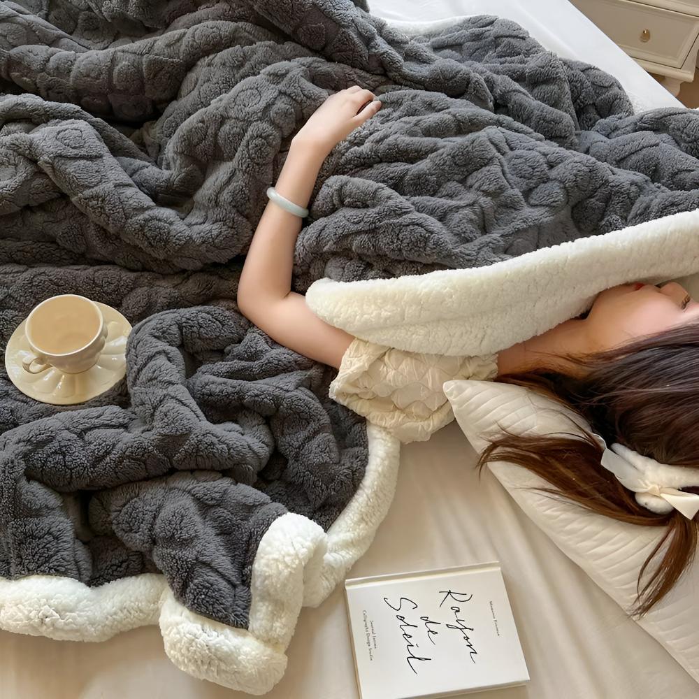 Sherpa-Fleece-Decke Cloud Warmth