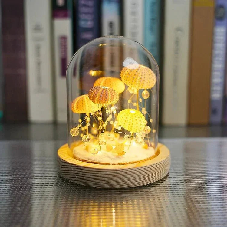 Kreative DIY-Seeigel-Leuchte
