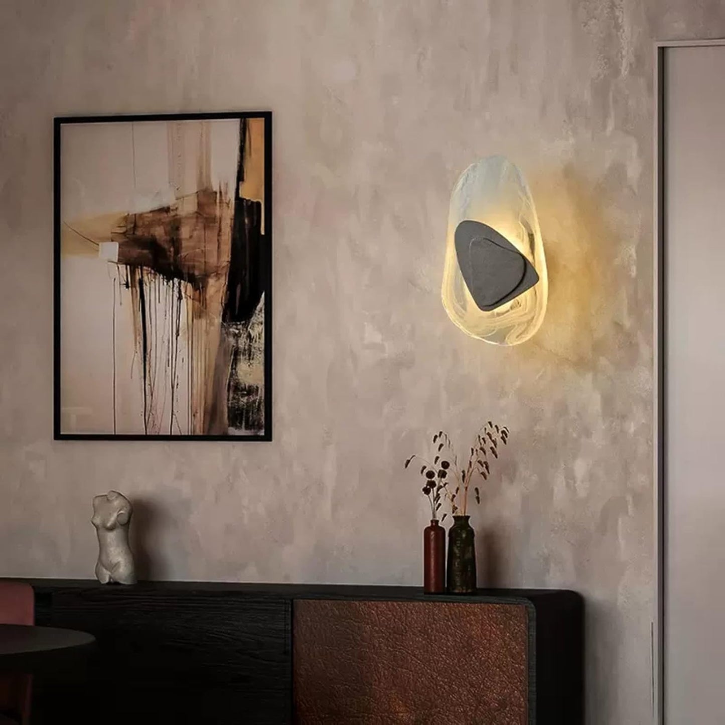 Moderne LED-Wandleuchte aus Glas | Stilvolle Innenbeleuchtung