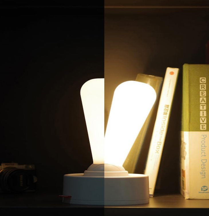 Nostalgische Tischlampe mit Hebelschalter