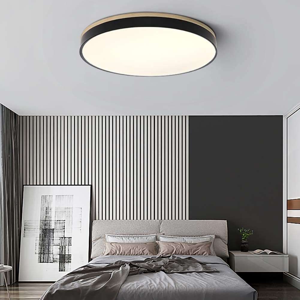 Einbauleuchte mit LED – Moderne Deckenlampe aus Holz