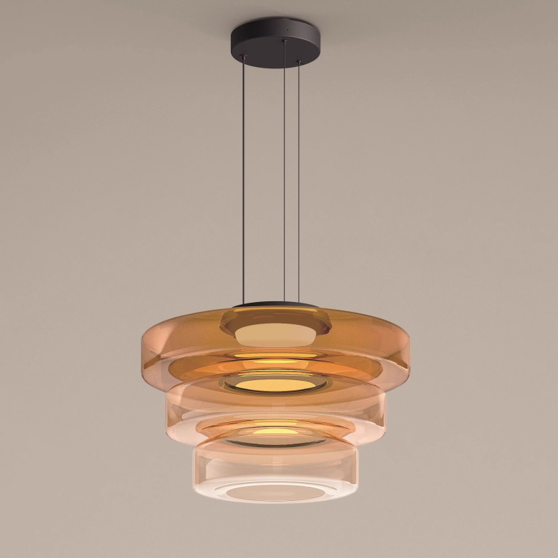 Funktionale Glaspendelleuchten im Bauhausstil