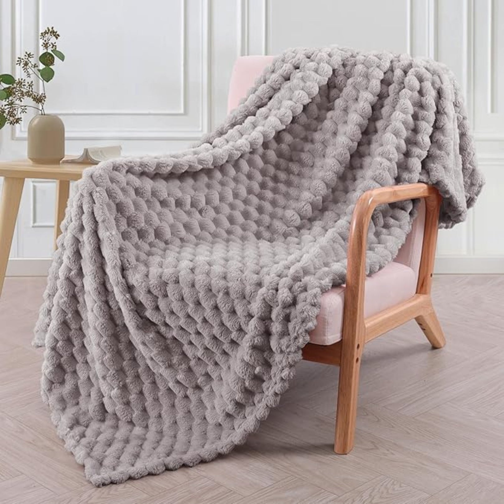 Kuscheldecke Marshmallow Tagesdecke – Weiche Decke für alle Jahreszeiten