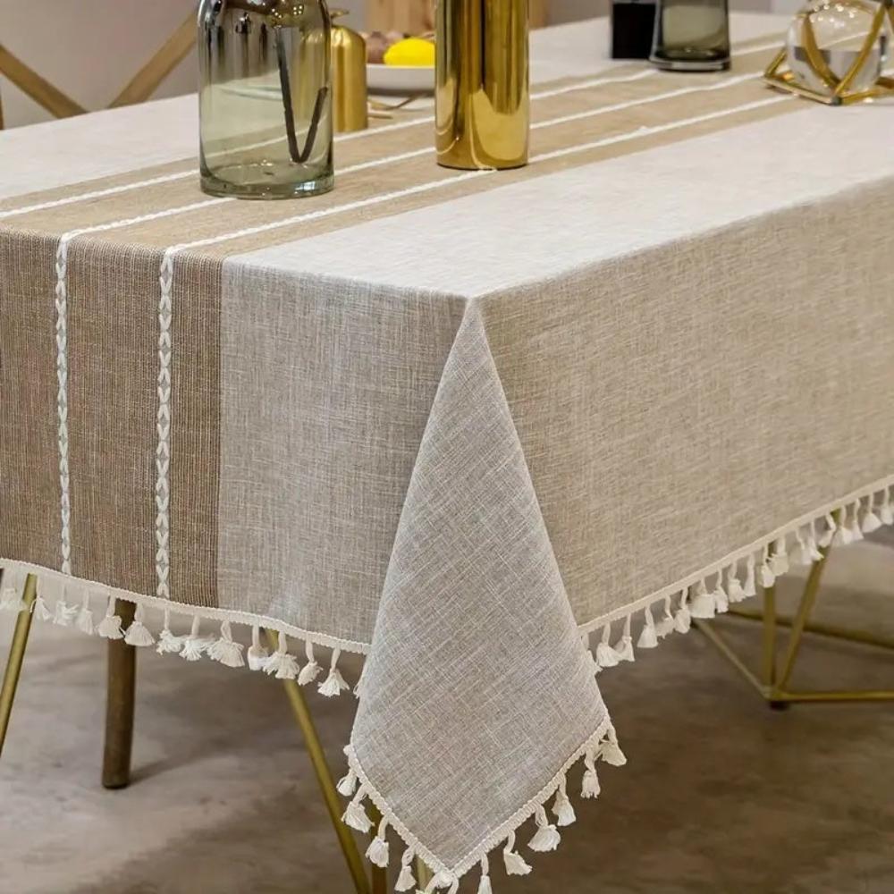 Natürlich Schöne Tischdecke im Farmhouse-Stil