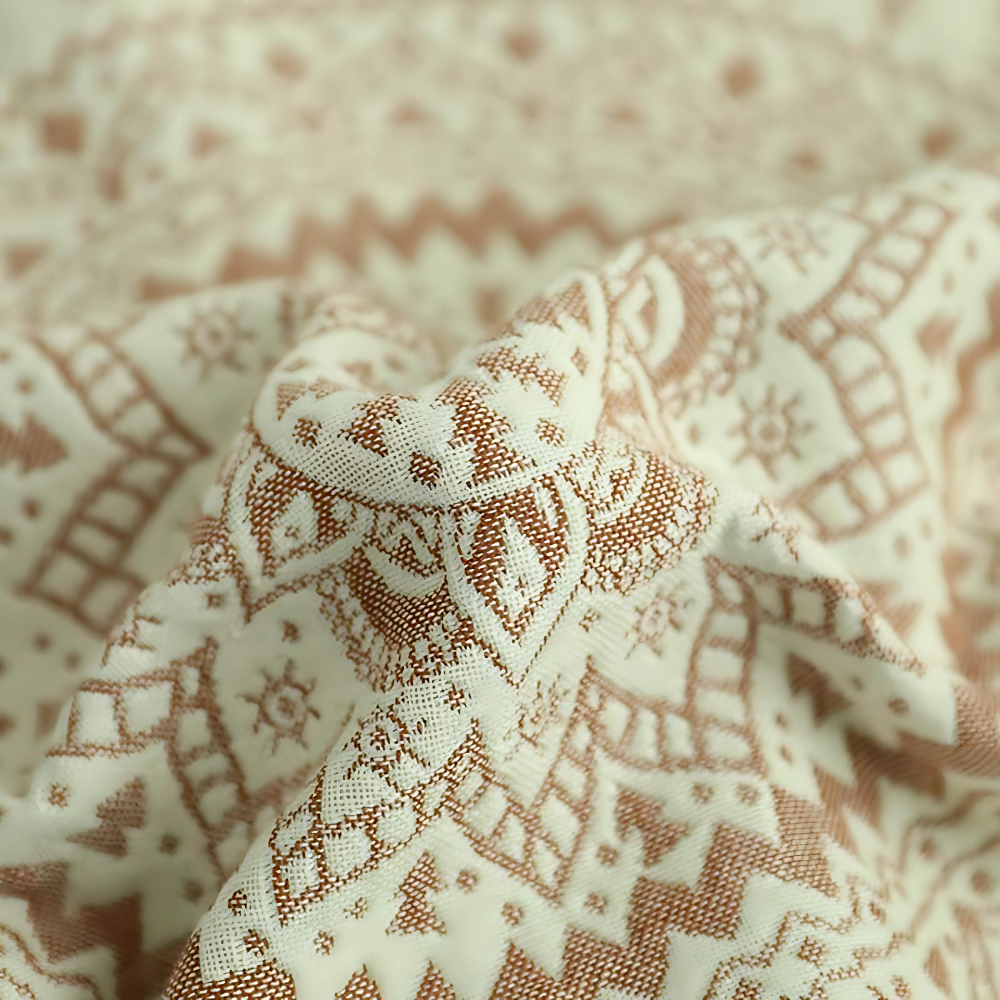2er-Set Musselin Kissenbezüge aus Baumwolle – Mandala Muster