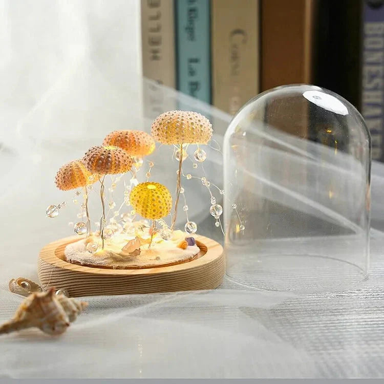 Kreative DIY-Seeigel-Leuchte