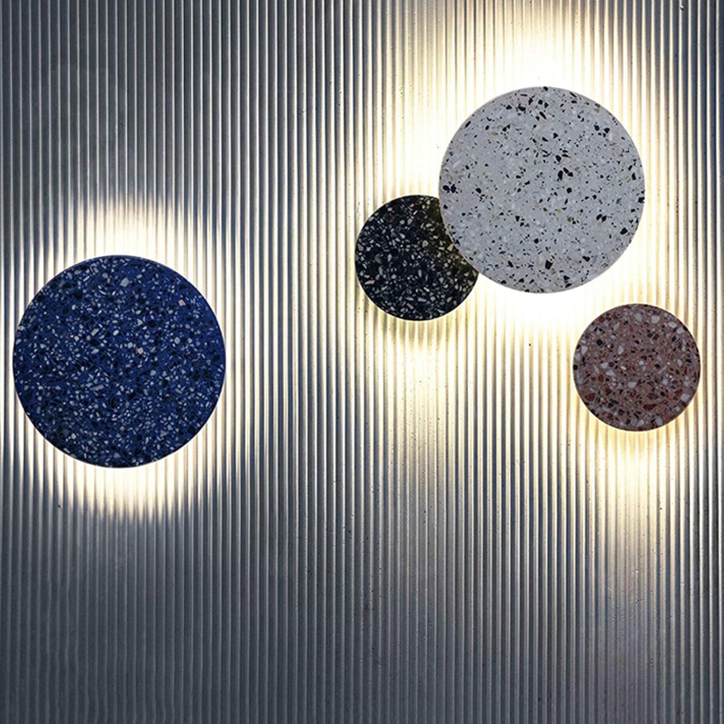 Minimalistische Wandlampe mit Steinoptik – Für Innenbeleuchtung