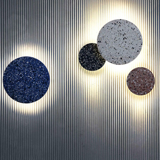 Minimalistische Wandlampe mit Steinoptik – Für Innenbeleuchtung