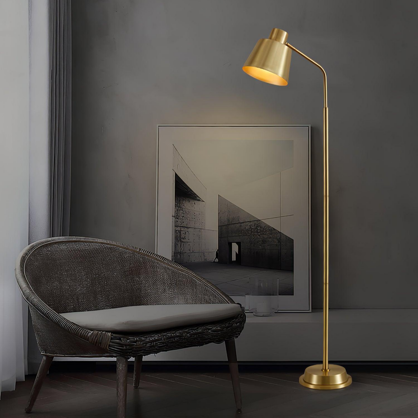 Zeitlose Standlampe im Skandinavischen Stil