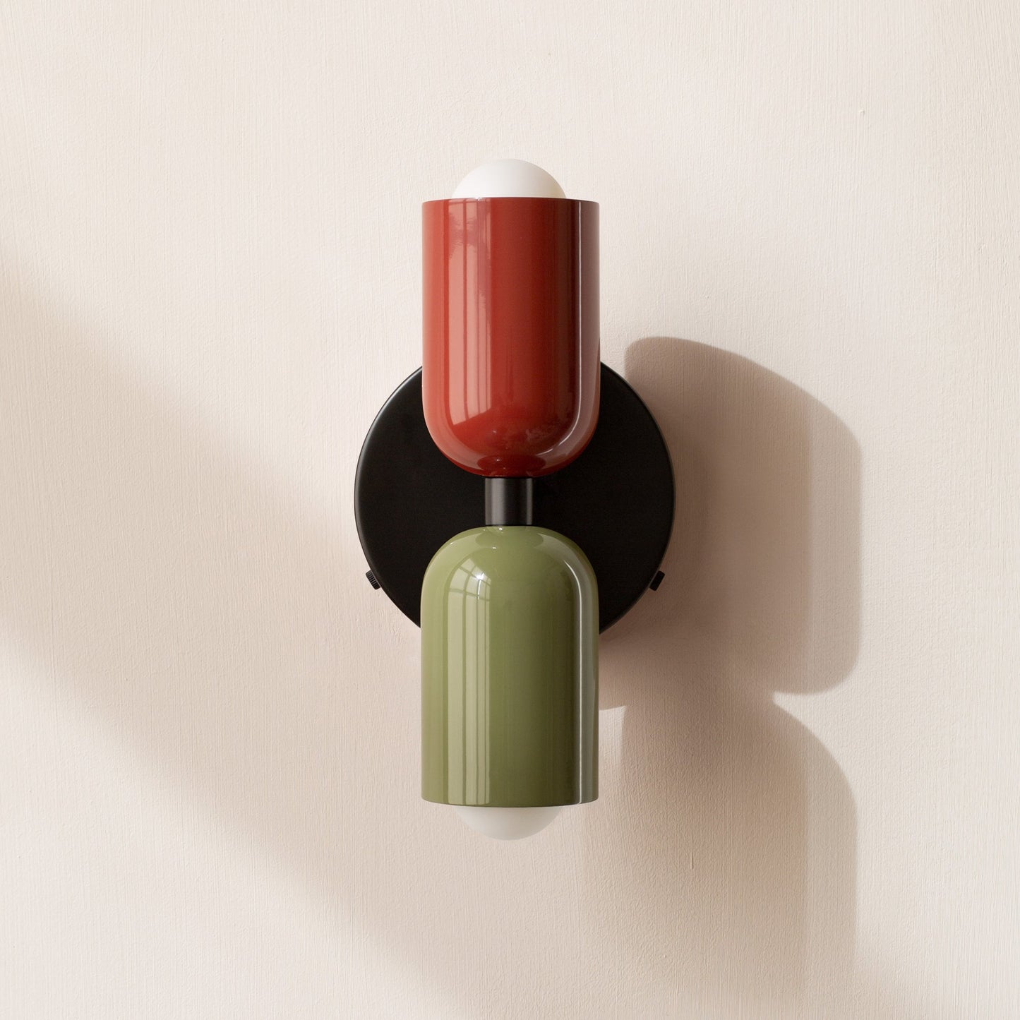 Kreative Wandleuchte mit Vintage Doppelkopf-Design für Wohnräume