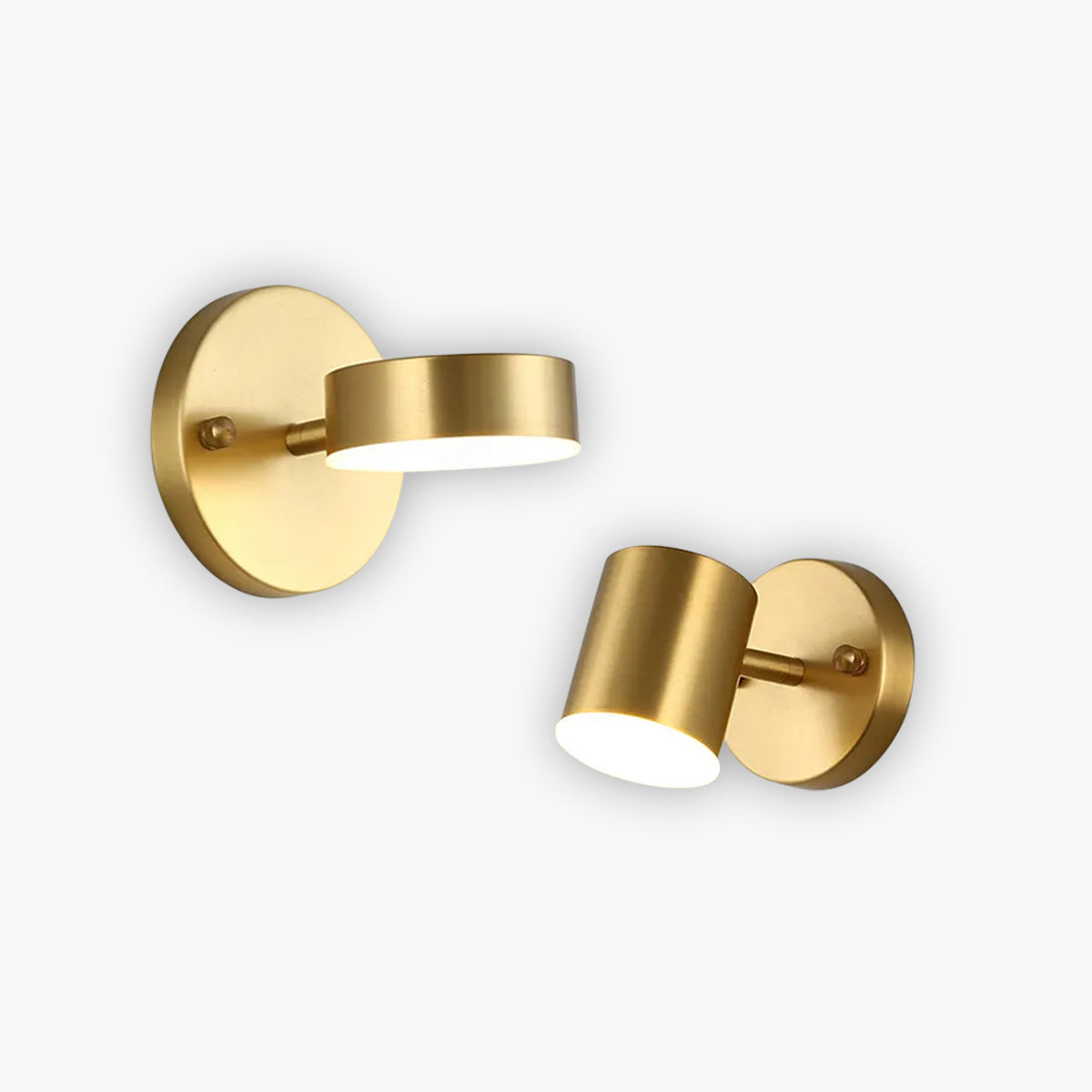 Kupfer-Wandleuchte im Nordic-Design