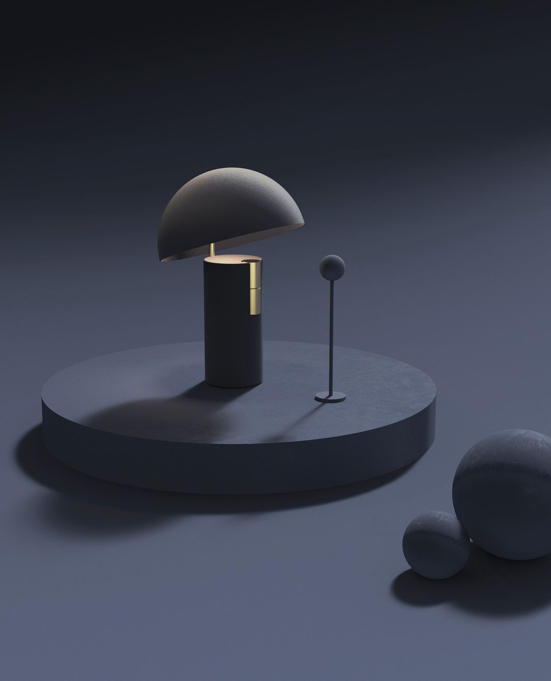 Tischlampe mit Geneigtem Schirm – Stilvolles Design