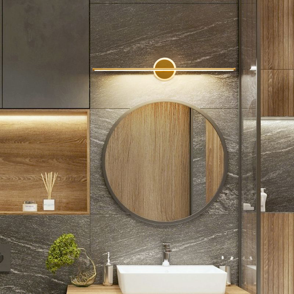 Schlanke LED-Wandleuchte – Moderne Runde & Quadratische Wandhalterung