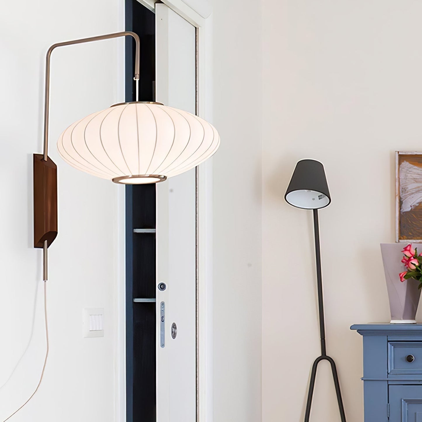 Dekorative Wandlampe im Laternenstil