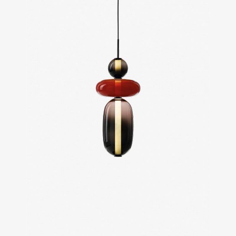 Pendellampe aus Kandiertem Glas – Modernes Beleuchtungsdesign