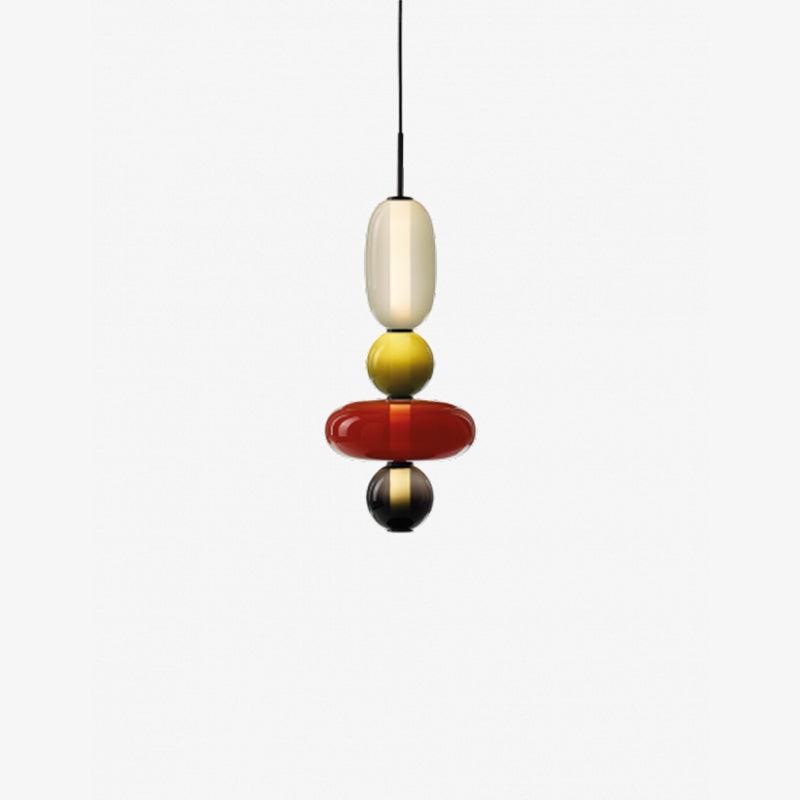 Pendellampe aus Kandiertem Glas – Modernes Beleuchtungsdesign