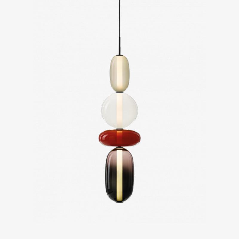 Pendellampe aus Kandiertem Glas – Modernes Beleuchtungsdesign