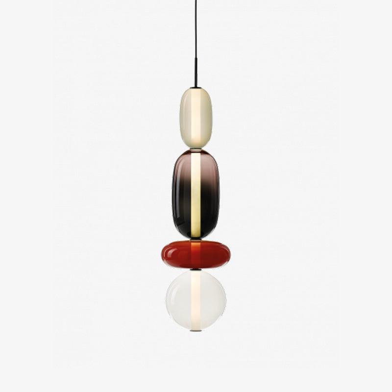 Pendellampe aus Kandiertem Glas – Modernes Beleuchtungsdesign