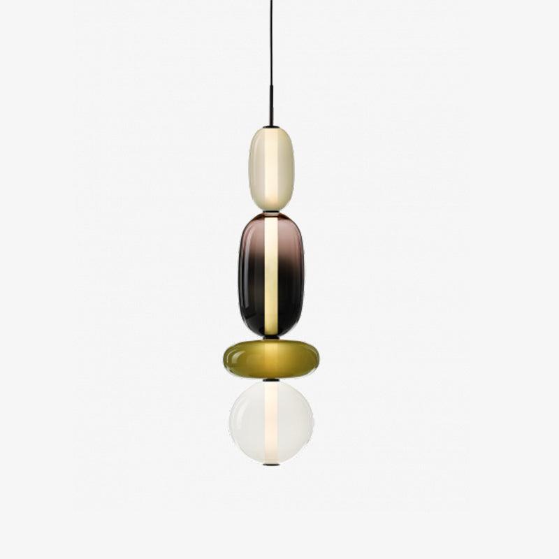 Pendellampe aus Kandiertem Glas – Modernes Beleuchtungsdesign