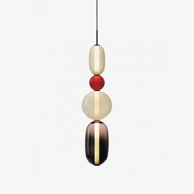 Pendellampe aus Kandiertem Glas – Modernes Beleuchtungsdesign