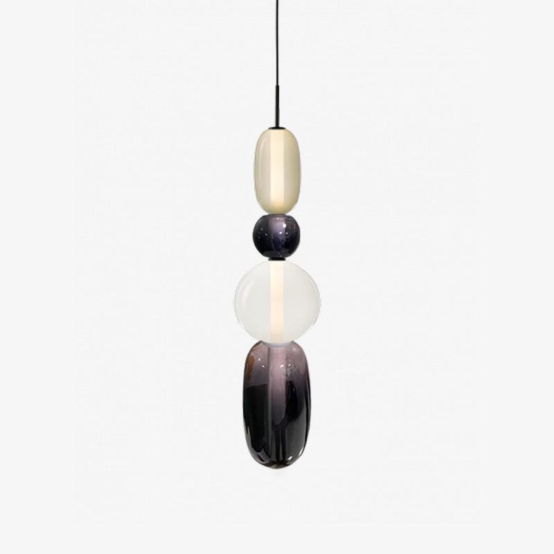 Pendellampe aus Kandiertem Glas – Modernes Beleuchtungsdesign